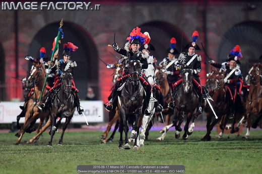 2016-06-17 Milano 087 Carosello Carabinieri a cavallo
